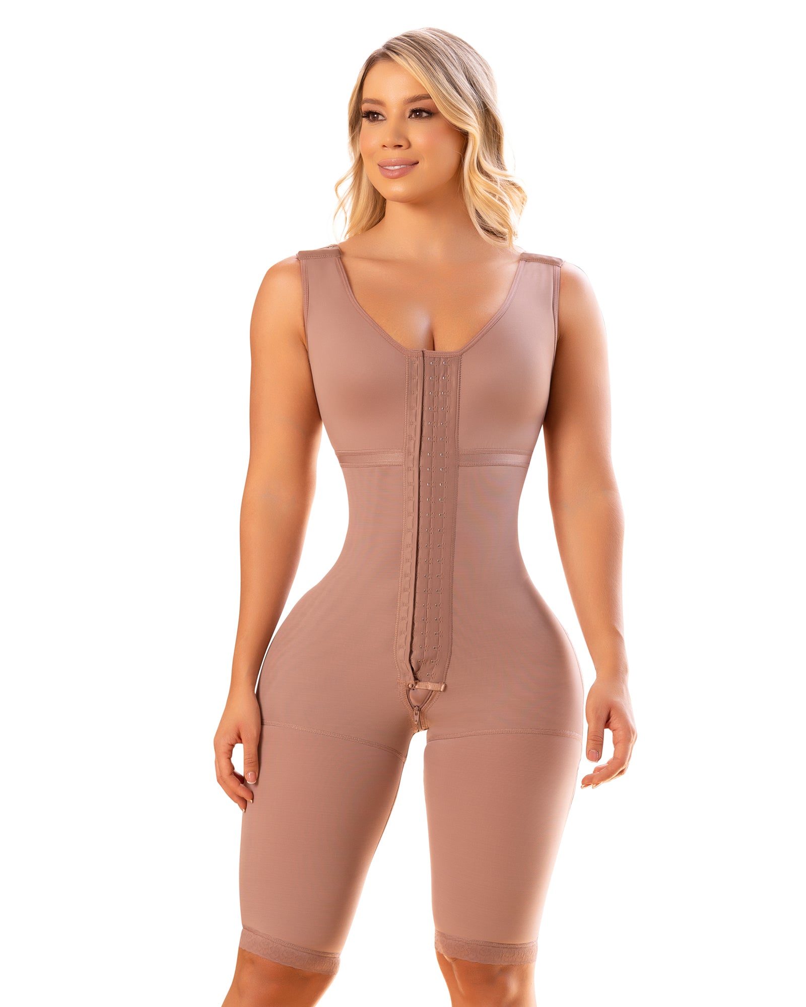 Colombian Shapewear High Compressión Full Body Girdle With Bra 371