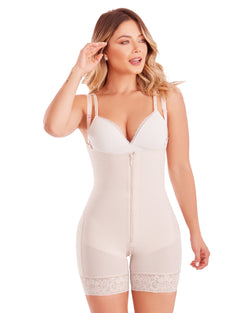 SHAPE CONCEPT SHORT LEG SHAPEWEAR. FRONTAL ZIPPER AND BUTT LIFTING 055