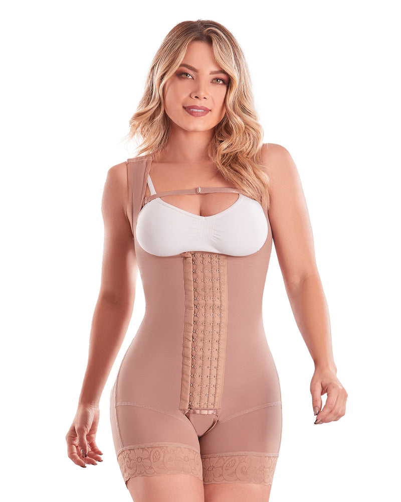 Shape Concept  Mid Leg Colombian Shapewear 4 lines of Hooks Butt Lifting 088