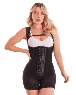 Shape Concept  Mid Leg Colombian Shapewear 4 lines of Hooks Butt Lifting 088