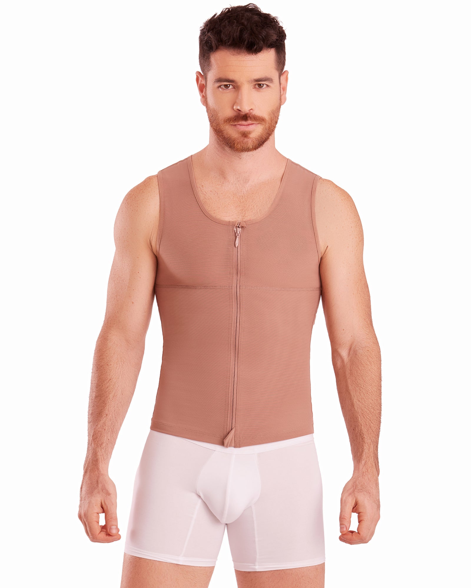 Colombian Bodyshaper for Men High Compression Men's Vest With Zipper 063