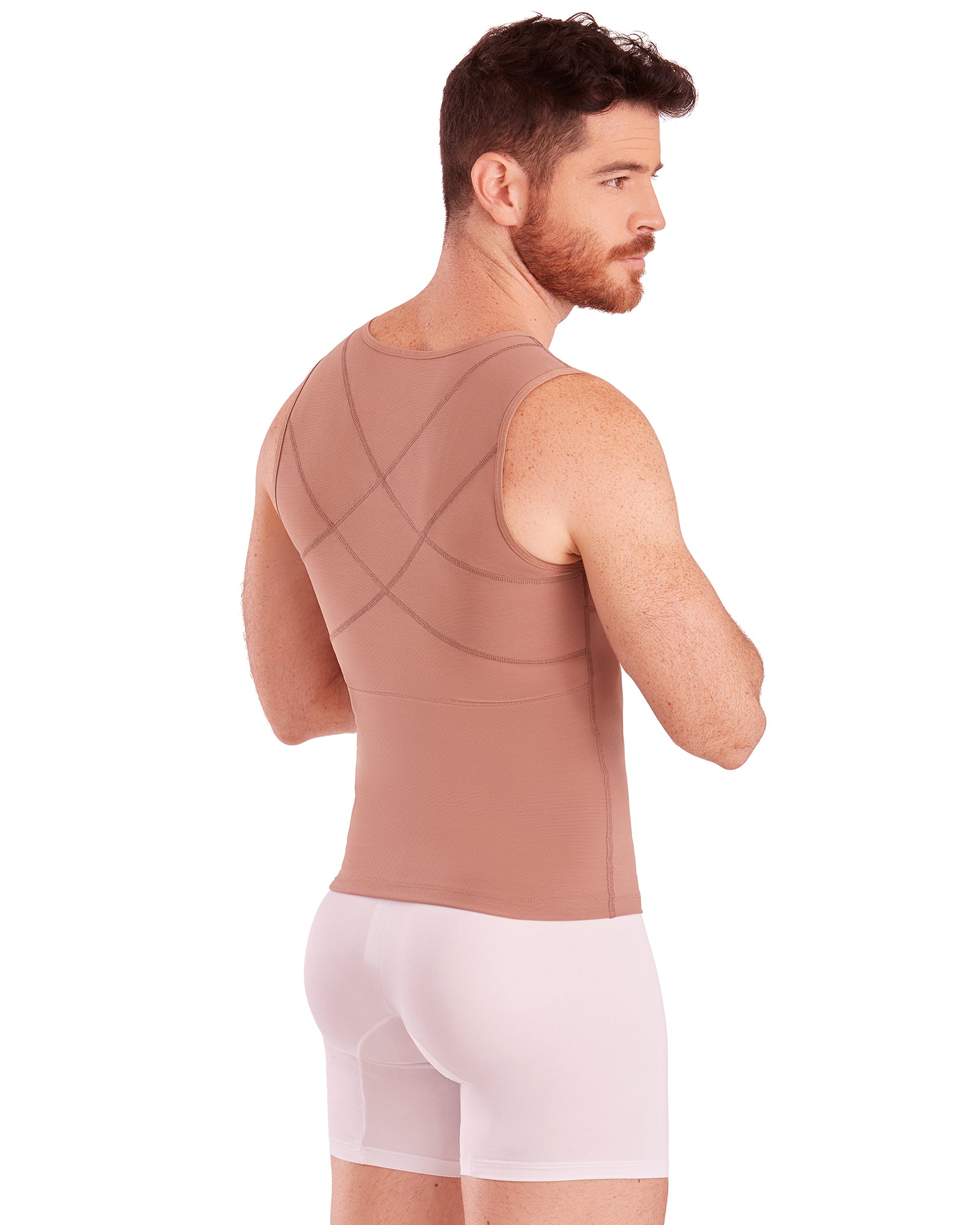 Colombian Bodyshaper for Men High Compression Men's Vest With Zipper 063