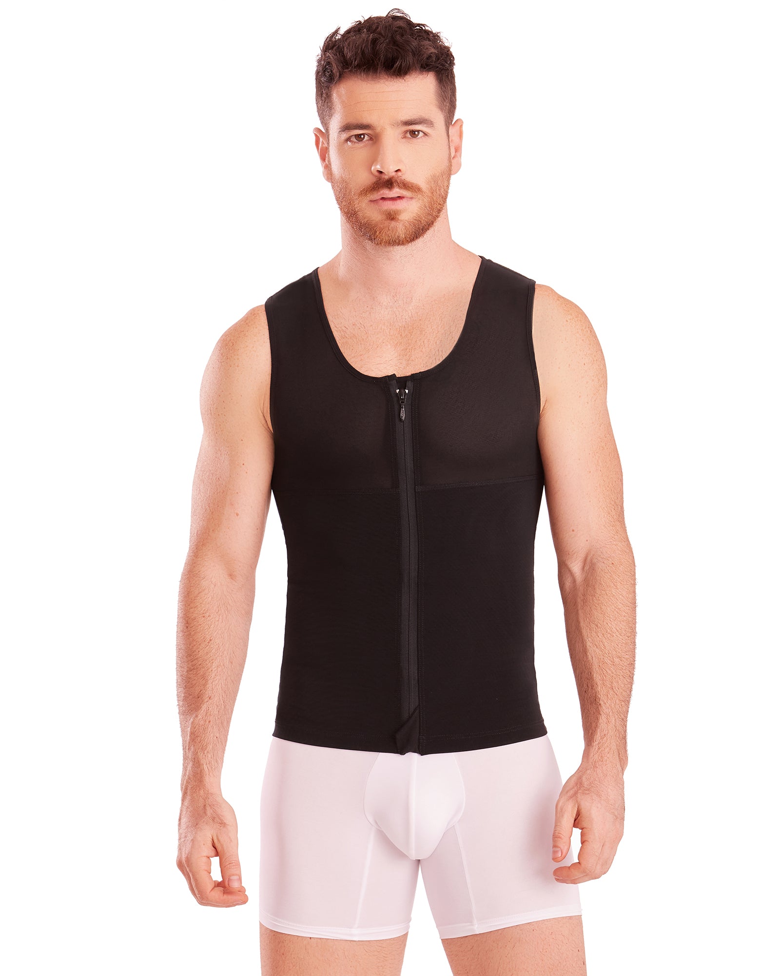 Colombian Bodyshaper for Men High Compression Men's Vest With Zipper 063