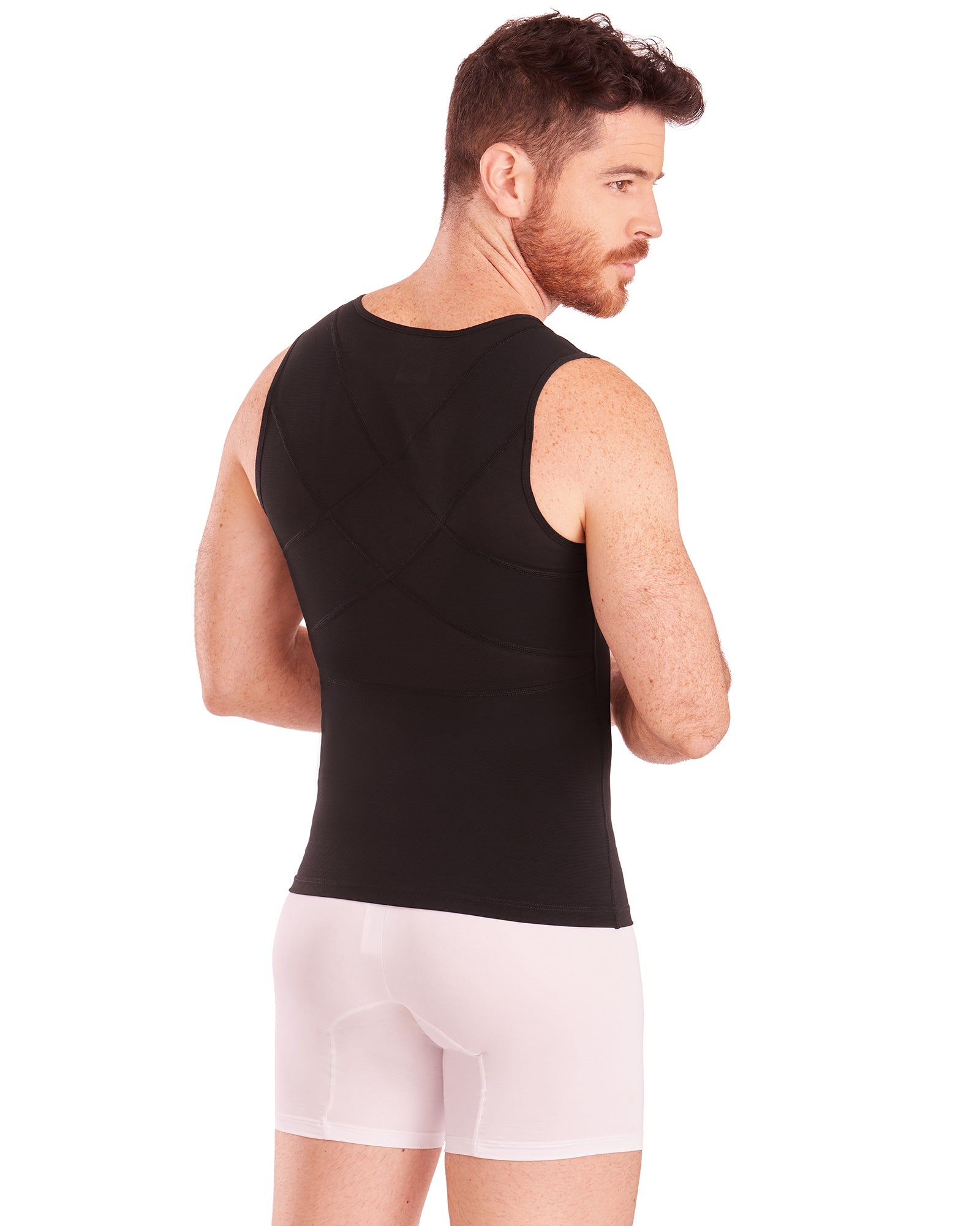 Colombian Bodyshaper for Men High Compression Men's Vest With Zipper 063
