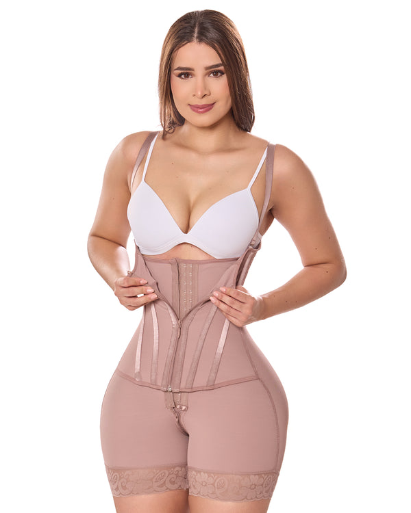 Colombian Shapewear With 13 Boning Rods High Compression 393