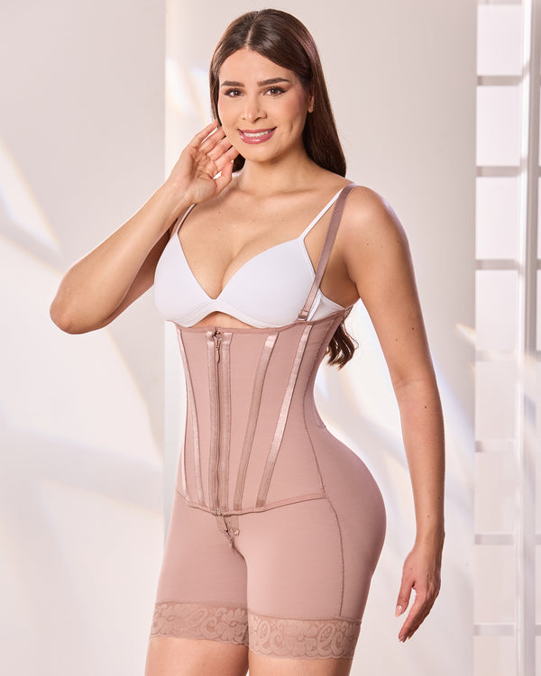 Colombian Shapewear With 13 Boning Rods High Compression 393