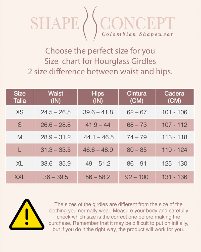 Faja Colombiana Hourglass Fit With 9 Rods 330