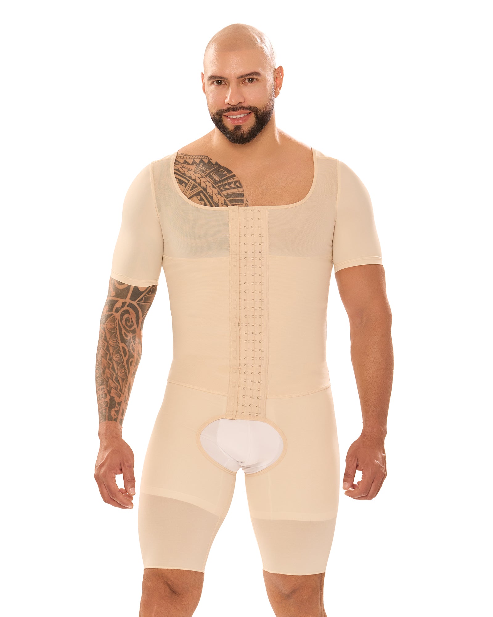 Colombian Bodyshaper for Men High Compression With 4 Lines of Hooks 372