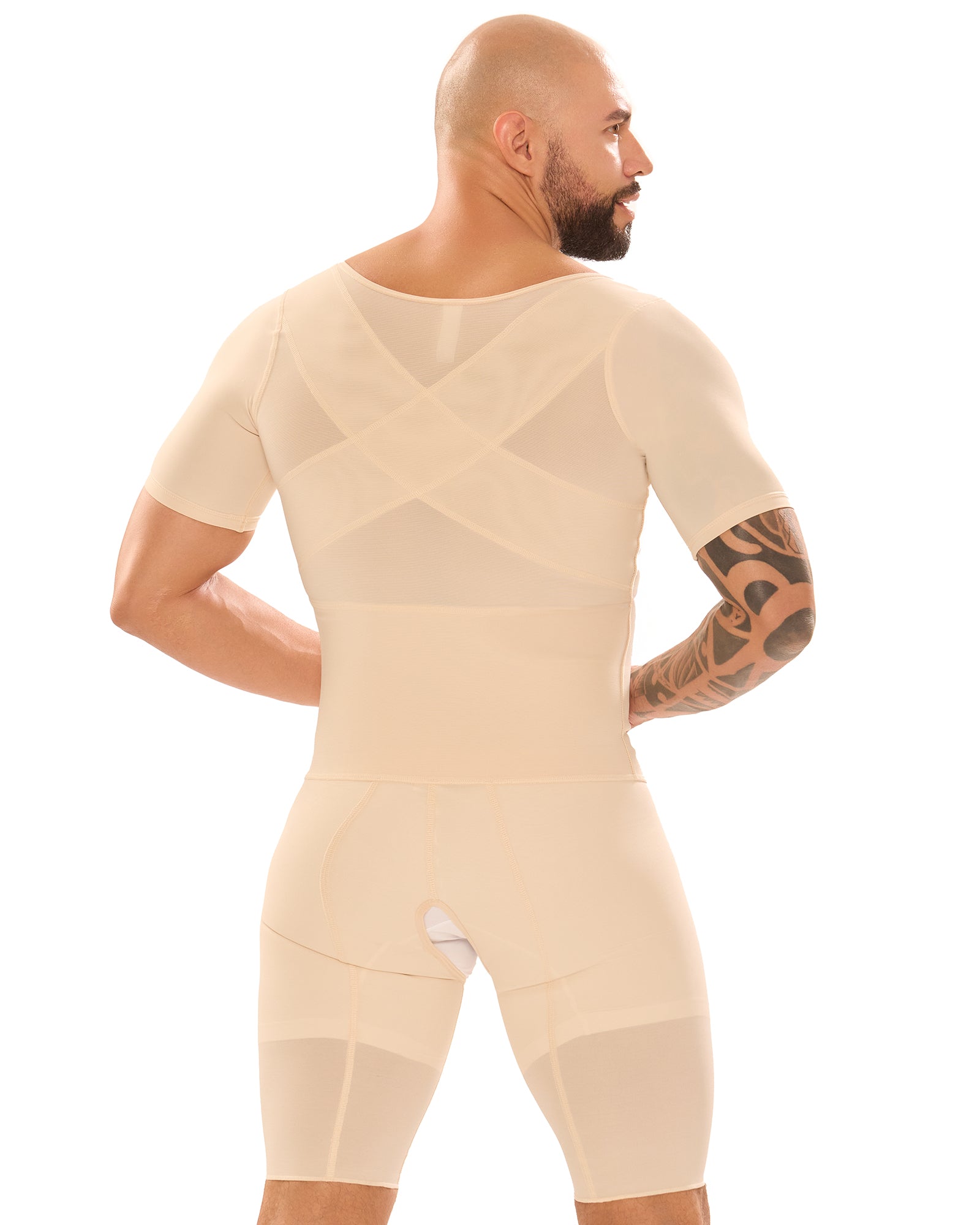 Colombian Bodyshaper for Men High Compression With 4 Lines of Hooks 372