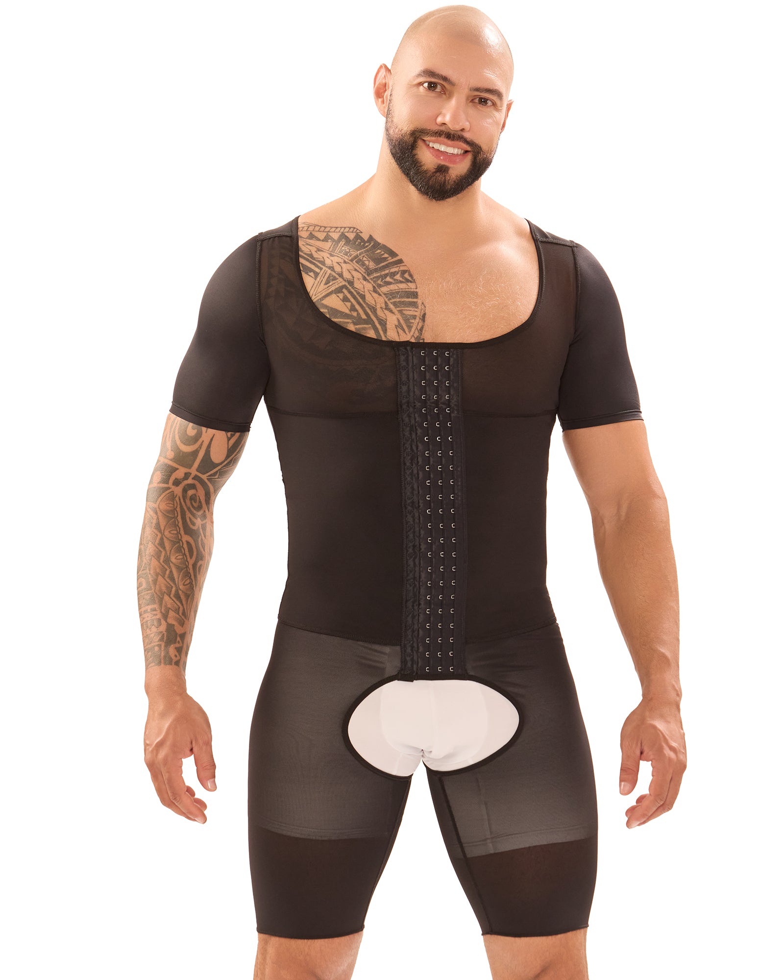 Colombian Bodyshaper for Men High Compression With 4 Lines of Hooks 372