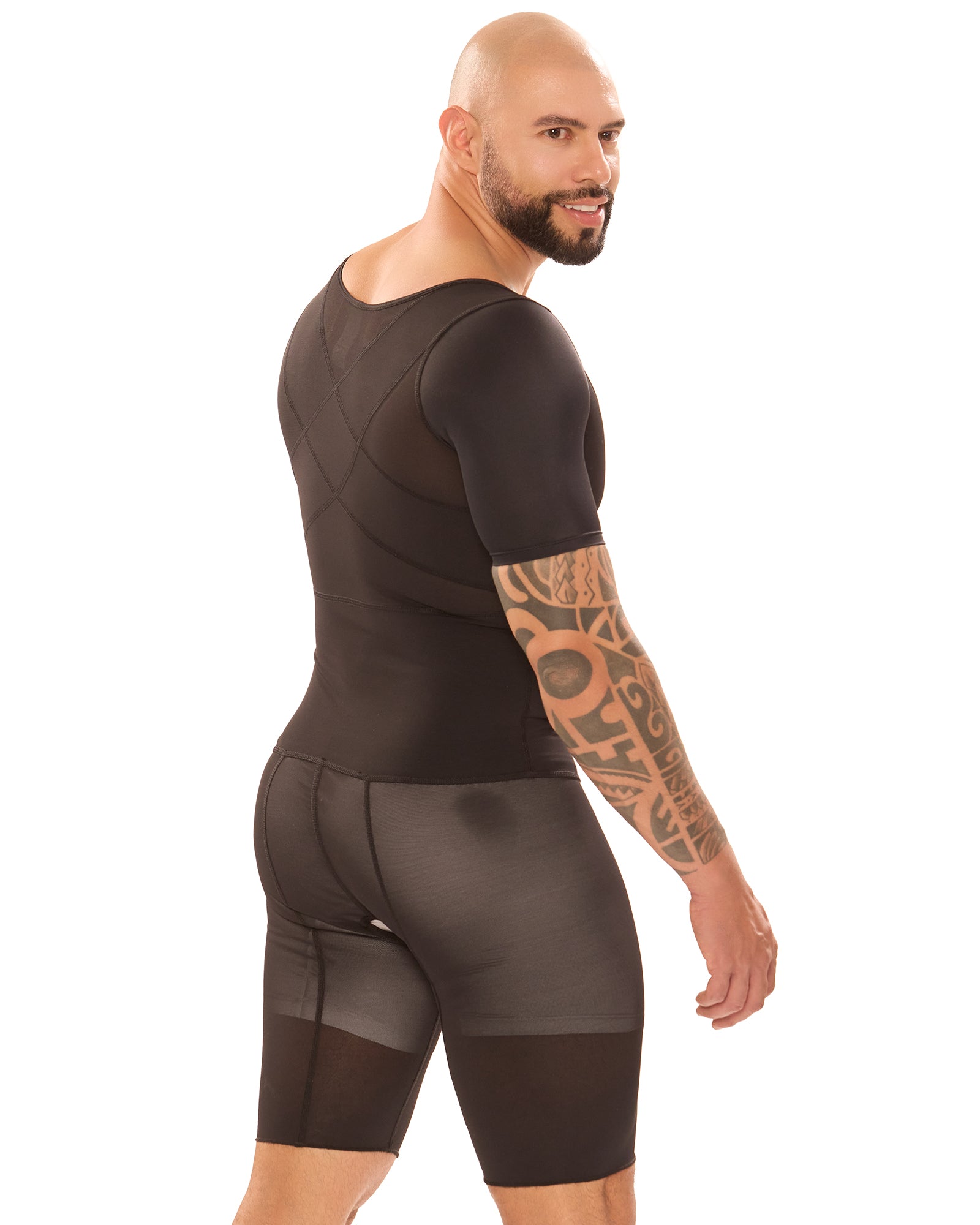 Colombian Bodyshaper for Men High Compression With 4 Lines of Hooks 372