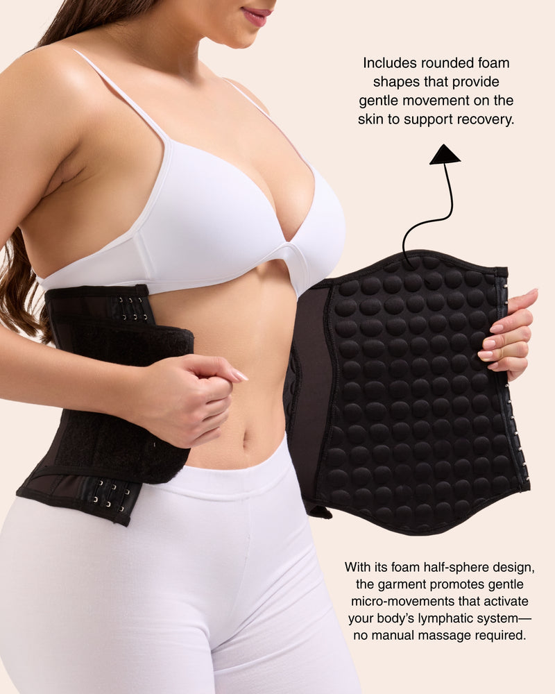 Abdominal Binder Post Surgery Post-Liposuction Recovery Garment with Lipo Foam SCC308