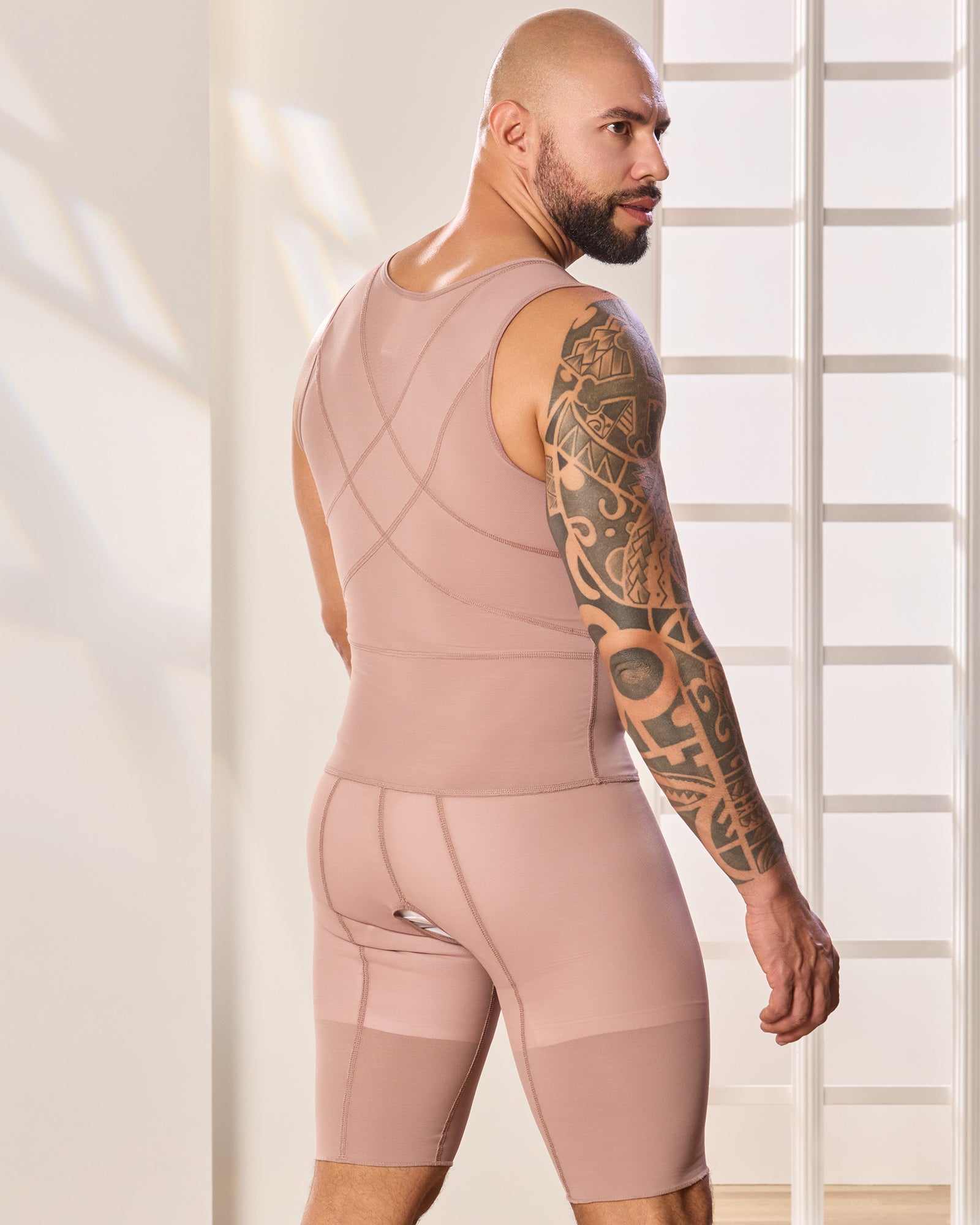 Colombian Bodyshaper for Men High Compression With 4 Lines of Hooks 371