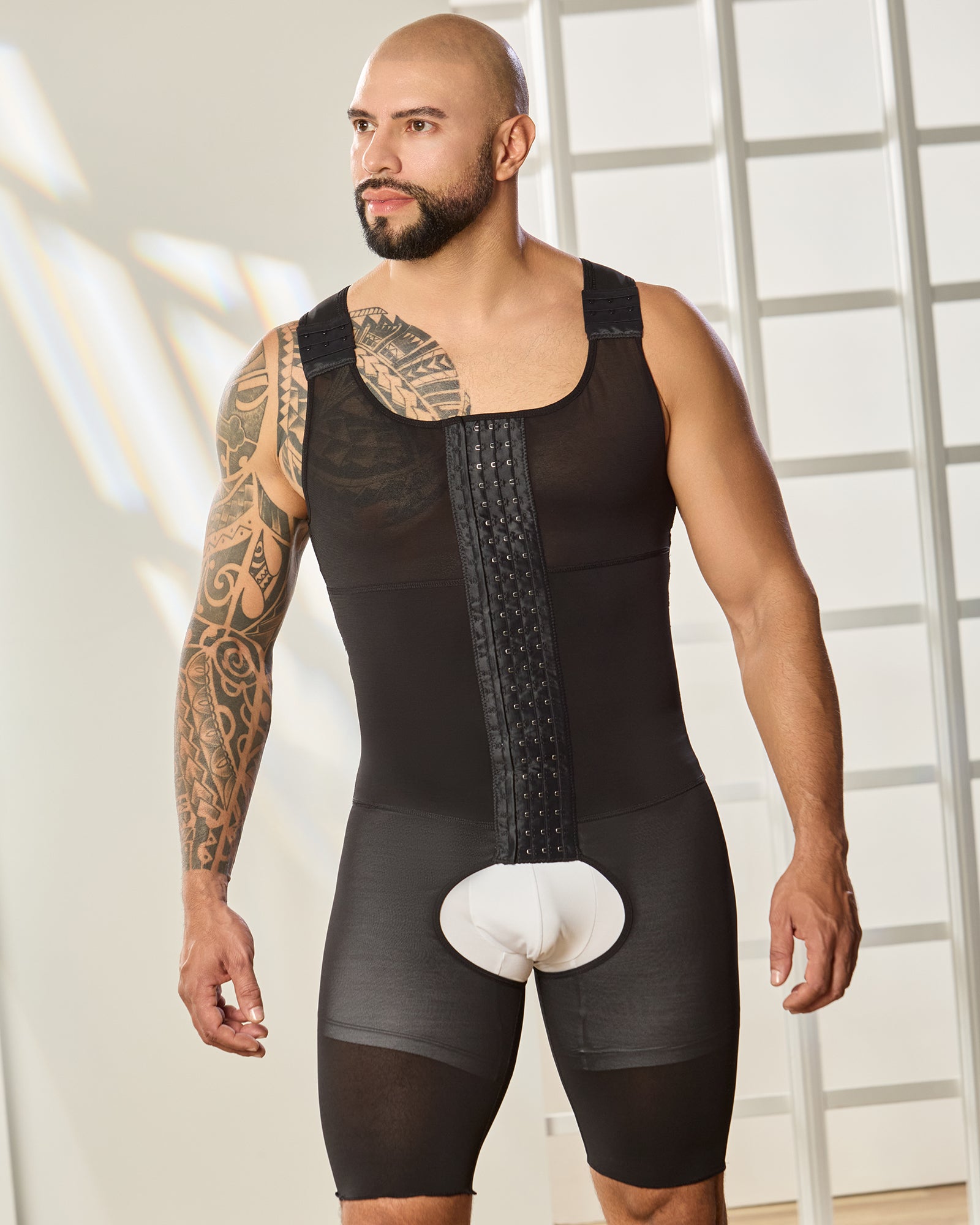 Colombian Bodyshaper for Men High Compression With 4 Lines of Hooks 371