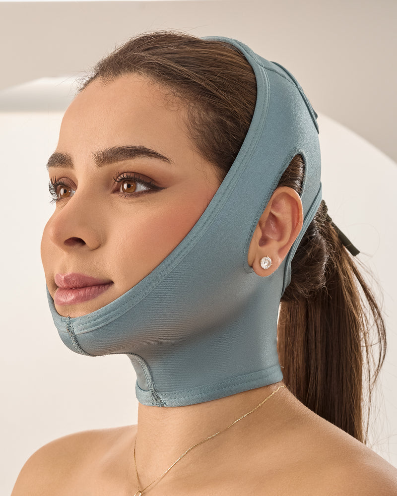 Shape Concept Chin Strap Support Band Neck SCA301 Blue