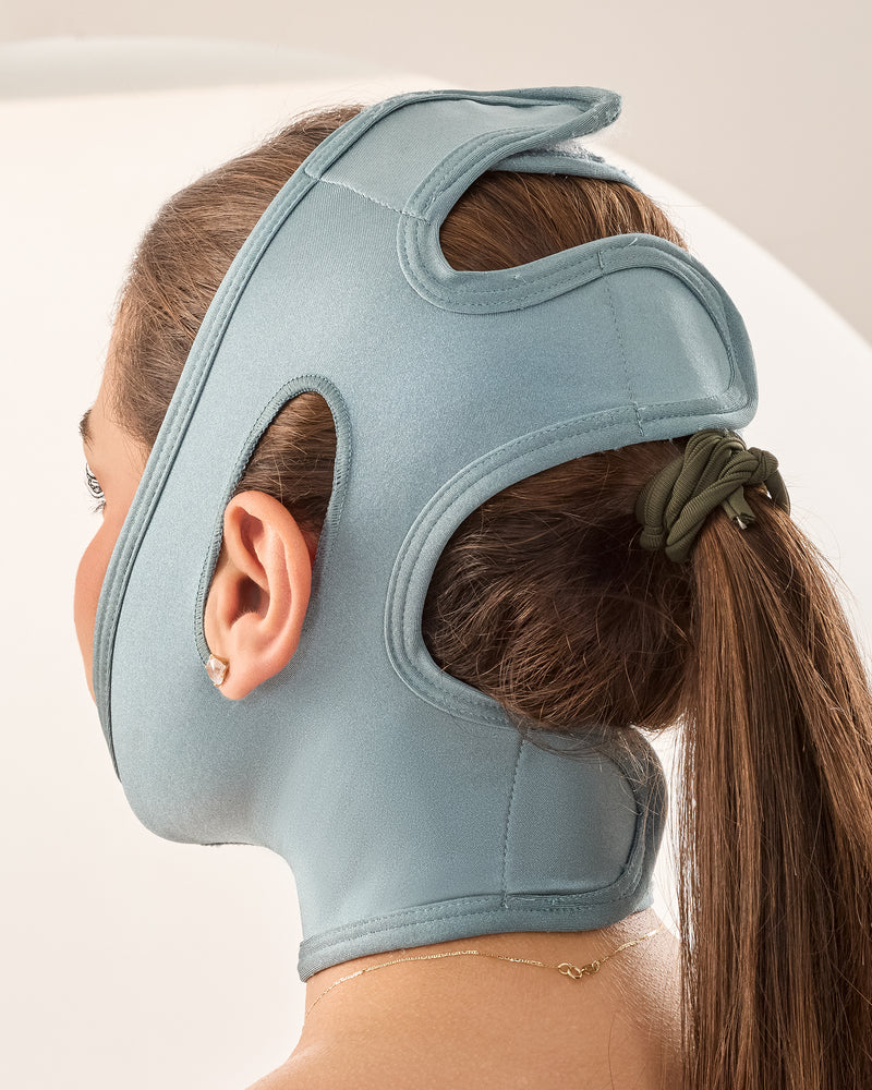 Shape Concept Chin Strap Support Band Neck SCA301 Blue