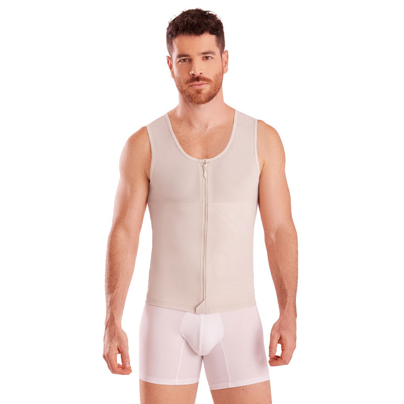 Colombian Bodyshaper for Men High Compression Men's Vest With Zipper 063