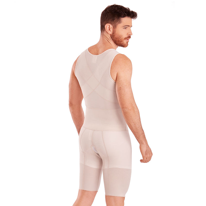 NEW Fajas Colombianas Para Hombre Men's Full Body Shaper with Back