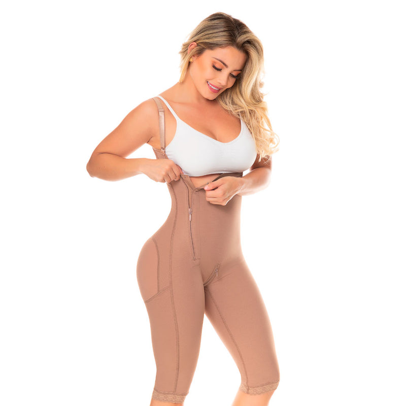 Shape Concept Full Body Shapewear with Lateral Zipper and Butt Lifting 069